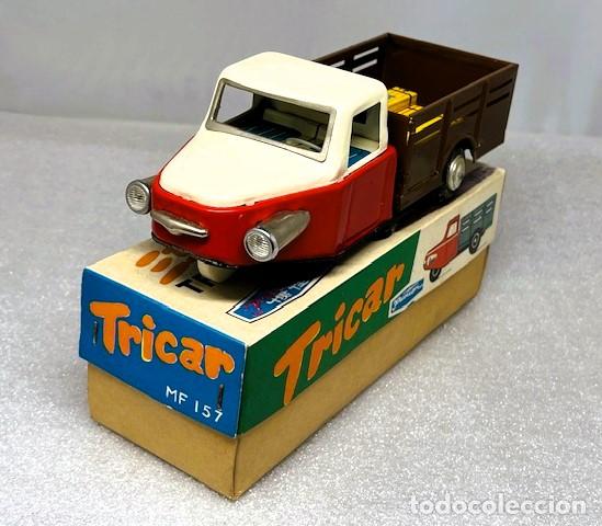 Juguetes antiguos de hojalata: TRICAR MF 157 Juguete Antiguo MUY DIFICIL, NUEVO C/CAJA - FLA