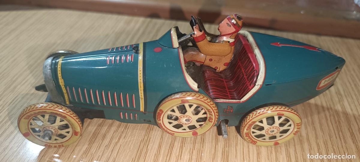 Jouets anciens en fer-blanc: Coche juguete de hojalata a cuerda