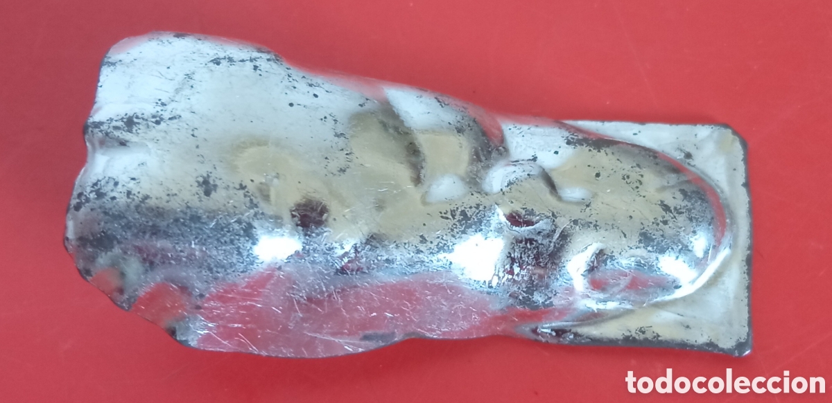 Giocattoli antichi di latta: CL&Aacute;SICA RANA SONORA CLIC CLAC DE HOJALATA 70'S.SIN USO.