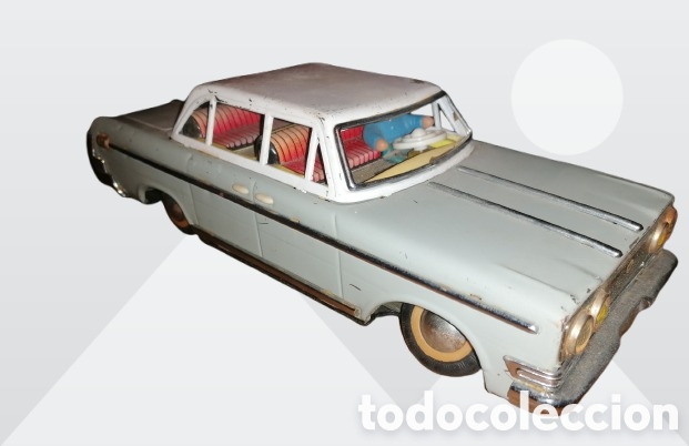 Juguetes antiguos de hojalata: Antiguo coche de metal - Foto 2