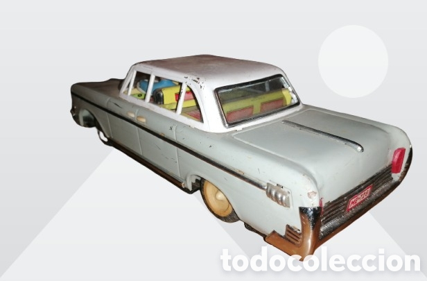 Juguetes antiguos de hojalata: Antiguo coche de metal - Foto 3