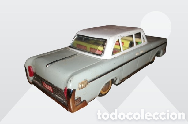 Juguetes antiguos de hojalata: Antiguo coche de metal - Foto 4