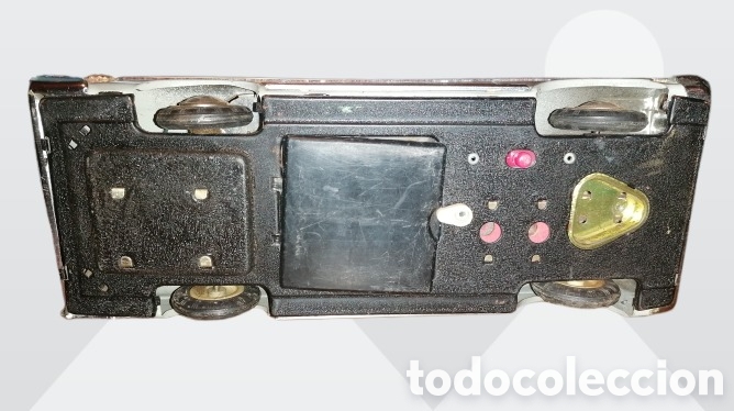 Juguetes antiguos de hojalata: Antiguo coche de metal - Foto 5