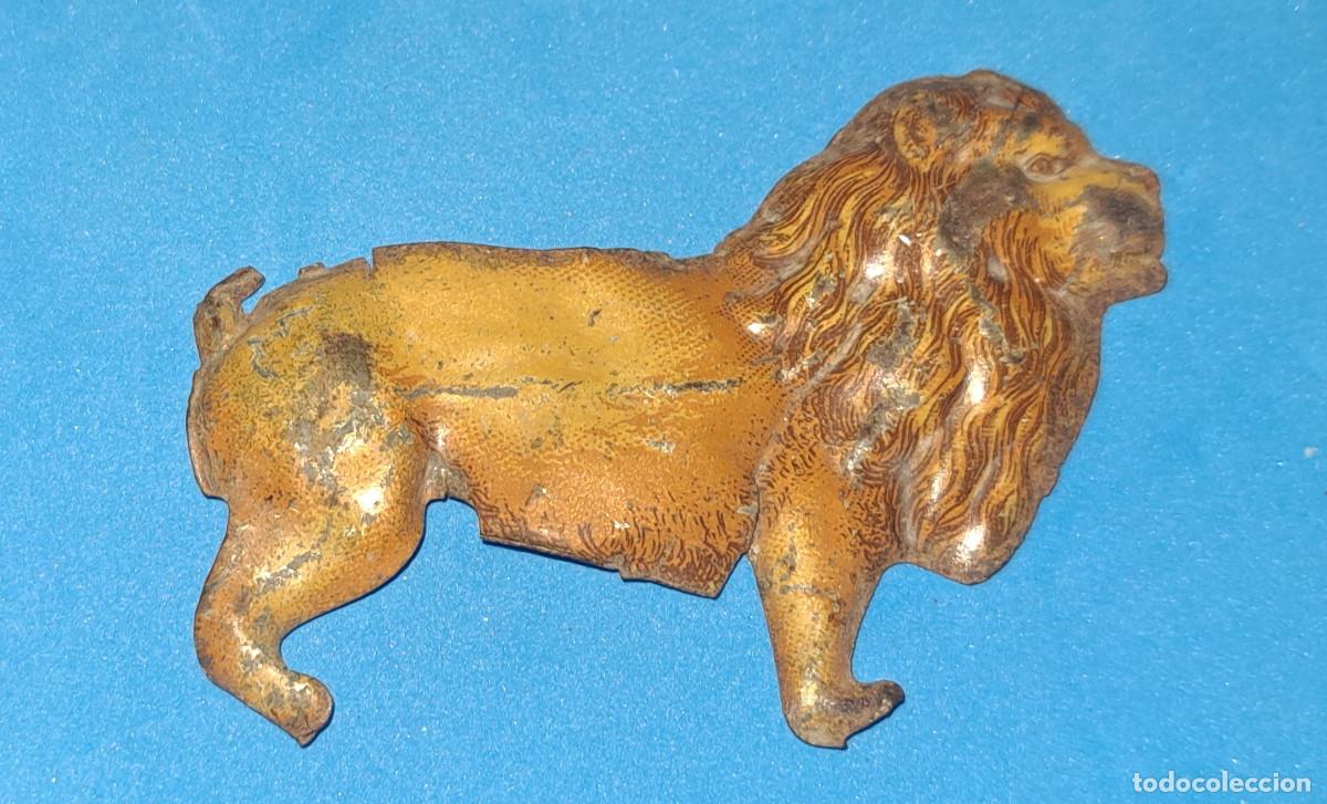 Juguetes antiguos de hojalata: LEON DE HOJALATA ( solo una parte ) - PAY&Aacute; - A&Ntilde;O 1923