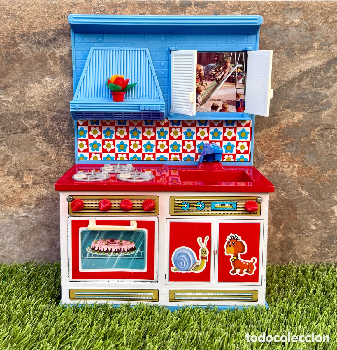Juguetes antiguos de hojalata: Cocinita Rico a&ntilde;os 70