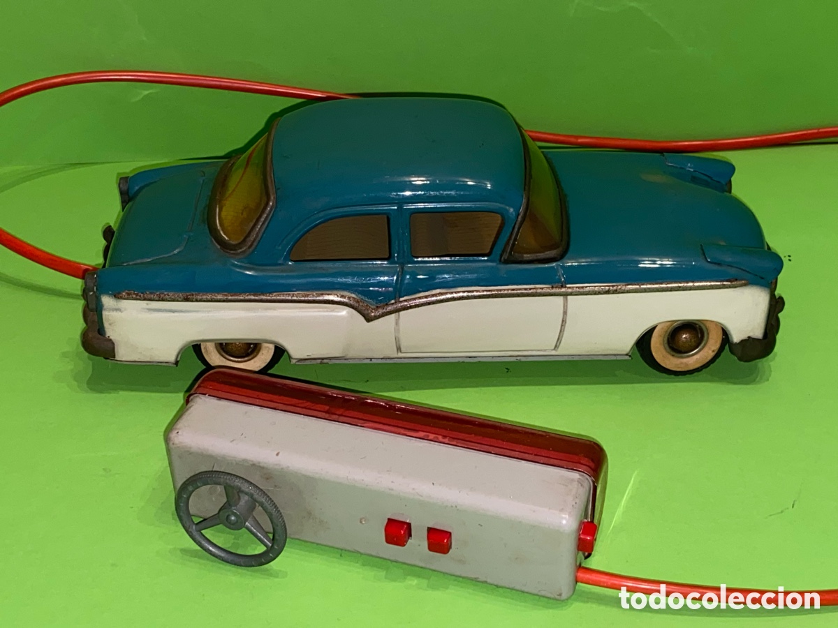 Juguetes antiguos de hojalata: VINTAGE TINPLATE CAR made in Western Germany, a&ntilde;os 50/60