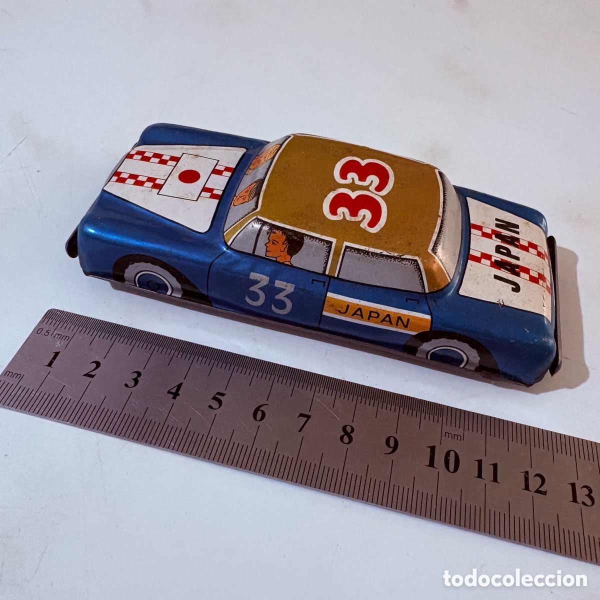 Juguetes antiguos de hojalata: COCHE DE HOJALATA NOMURA JAPON. A&Ntilde;OS 60 REF. 38