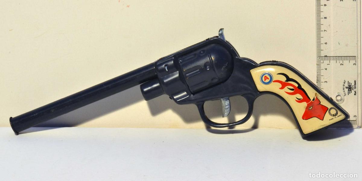 Juguetes antiguos de hojalata: PISTOLA DE HOJALATA - KA - MADE IN JAPAN - 1960,S - NO FUNCIONA - NO JOAL