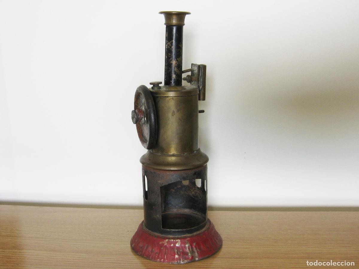 Juguetes antiguos de hojalata: MAQUINA DE VAPOR JOSEF FALK DE JUGUETE. J.F. MADE IN GERMANY