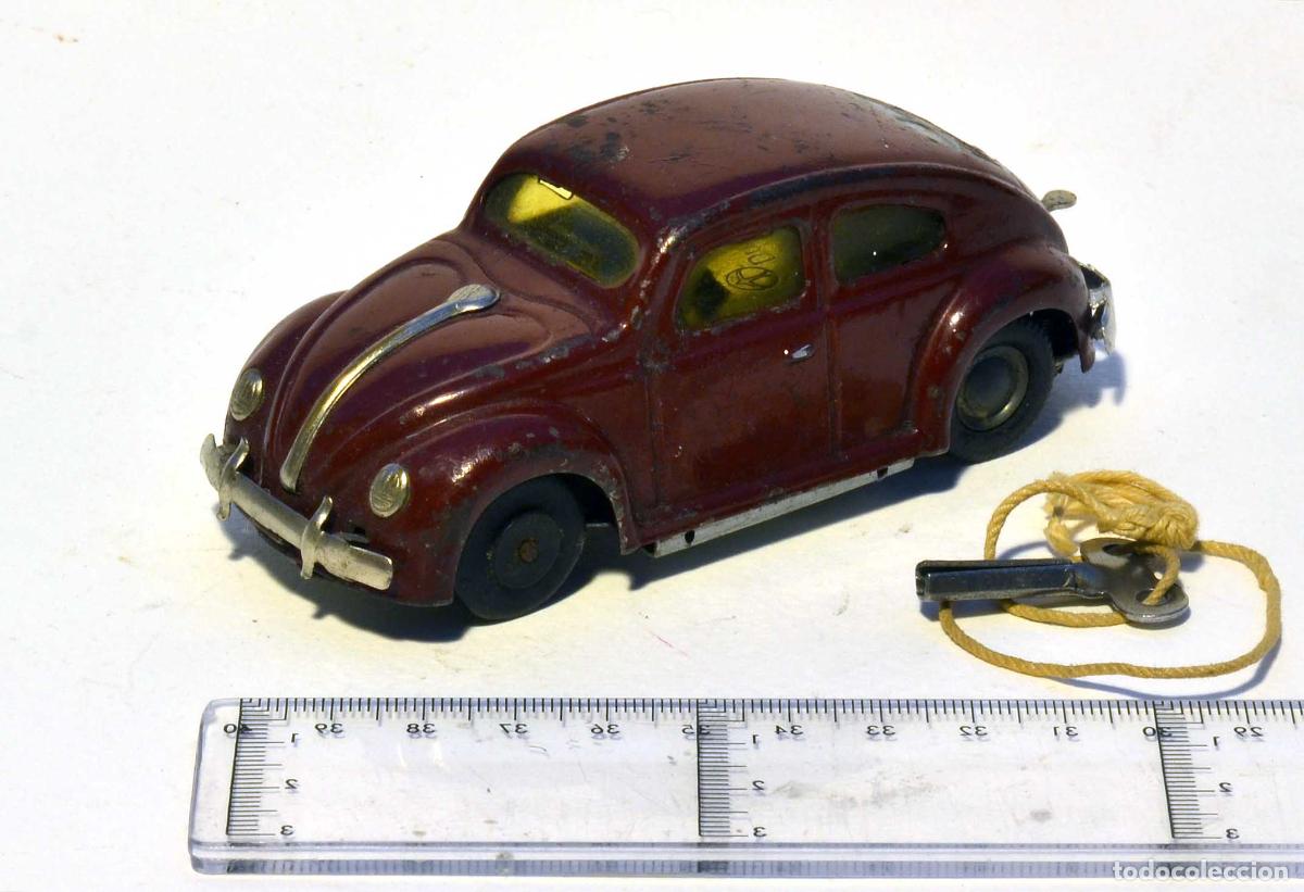 Juguetes antiguos de hojalata: COCHE VOLKSWAGEN A CUERDA Marks & Co DUX SPLIT VW - 1950,S - VER DESCRIPCI&Oacute;N - NO SCHUCCO