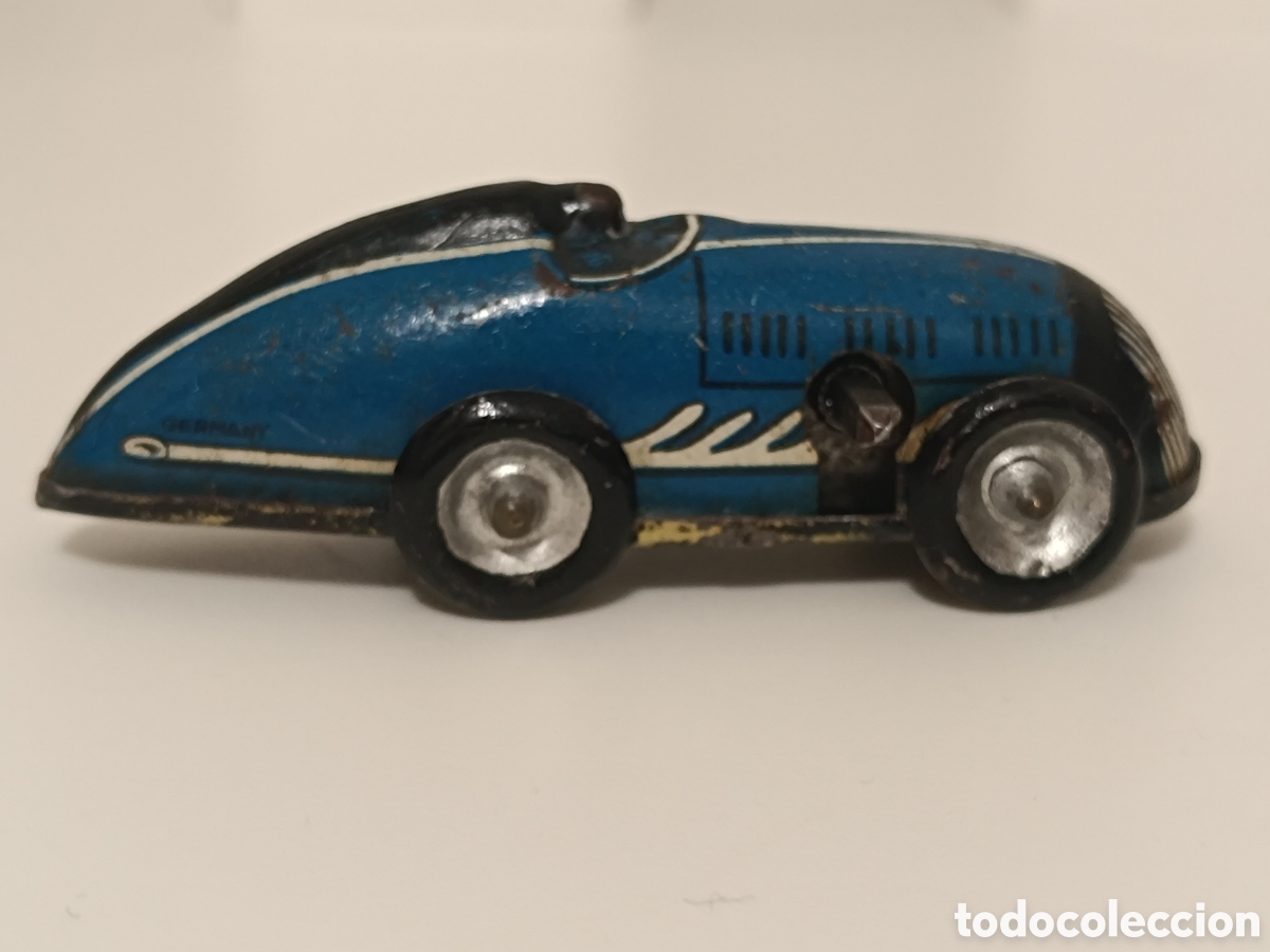 Juguetes antiguos de hojalata: Tippco coche a cuerda US Zone - Foto 4