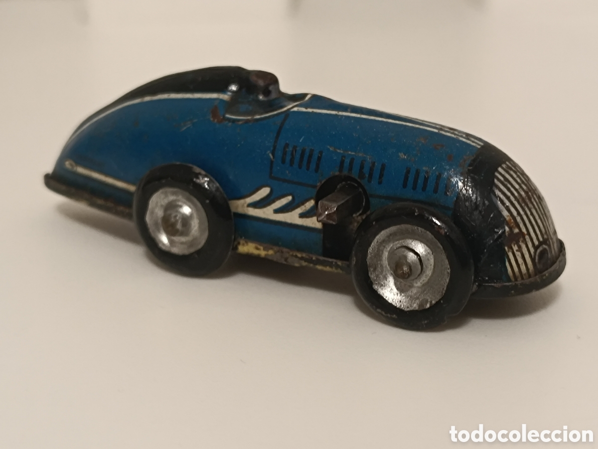 Juguetes antiguos de hojalata: Tippco coche a cuerda US Zone - Foto 1