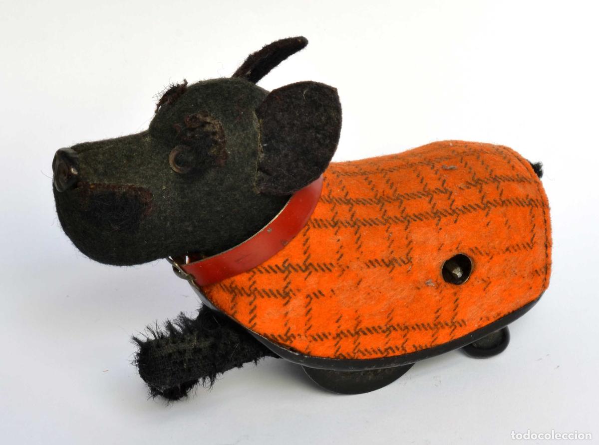 Juguetes antiguos de hojalata: PERRO FOX TERRIER SCHUCO TIPPY - GERMANY PATENT FOREIGN - 1960,S - FUNCIONA&nbsp;- VER DESCRIPCI&Oacute;N