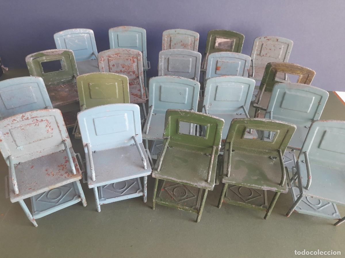 Juguetes antiguos de hojalata: lote 20 lavabos de hojalata, juguete, parece rico, 12x5x8cm aprox, con se&ntilde;ales de edad
