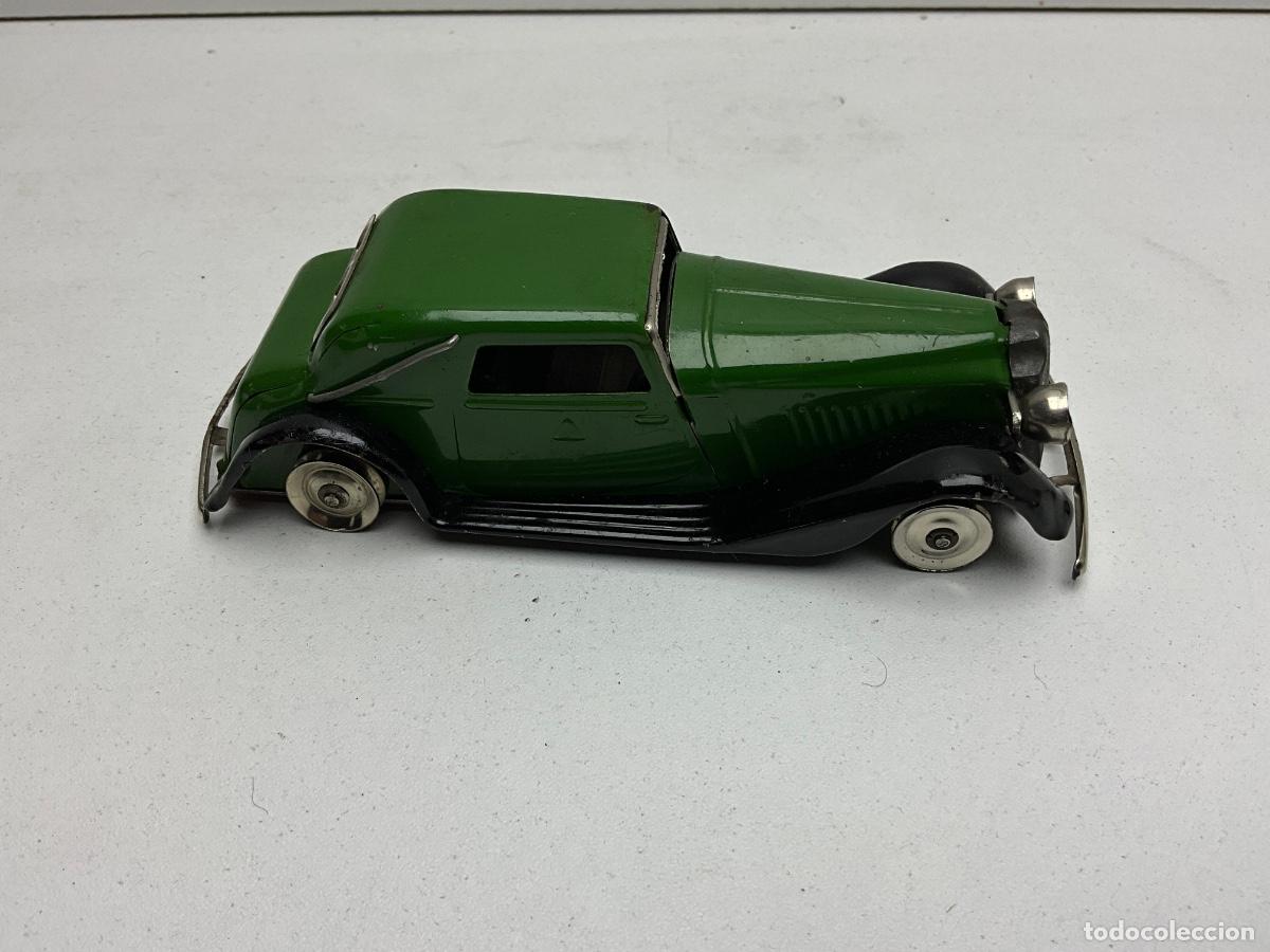 Juguetes antiguos de hojalata: COCHE TRI - ANG MINIC MINIC TOYS - MADE IN ENGLAND - FUNCIONA - SIN CAJA
