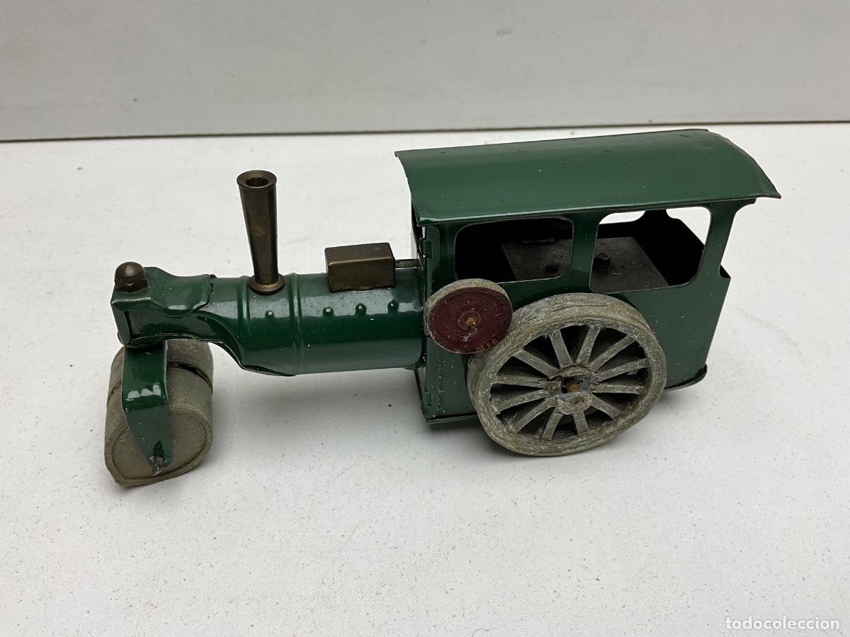 Juguetes antiguos de hojalata: APISONADORA TRI -ANG MINIC TOYS - MADE IN ENGLAND - FUNCIONA - SIN CAJA