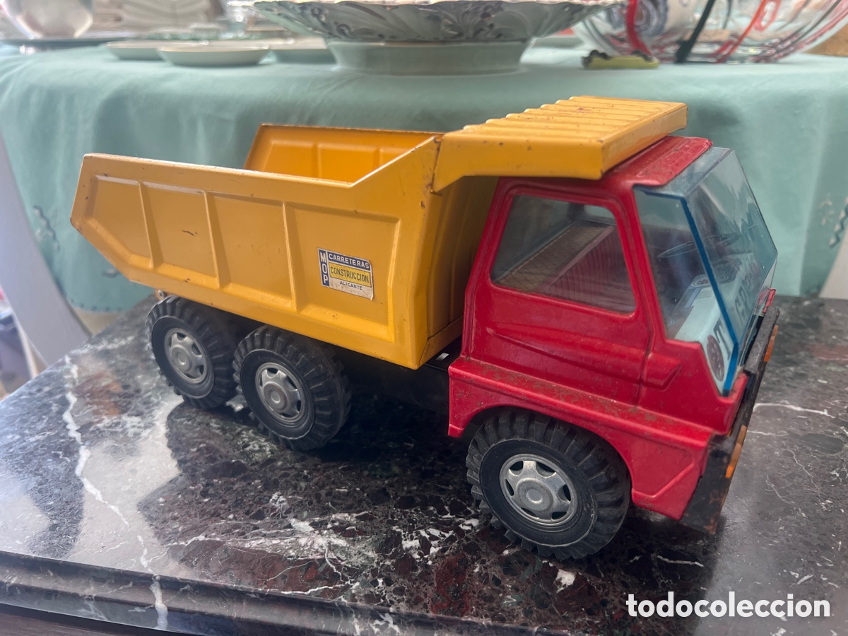 Antikes Blechspielzeug: CAMION VOLQUETE TIGRE - GOZAN
