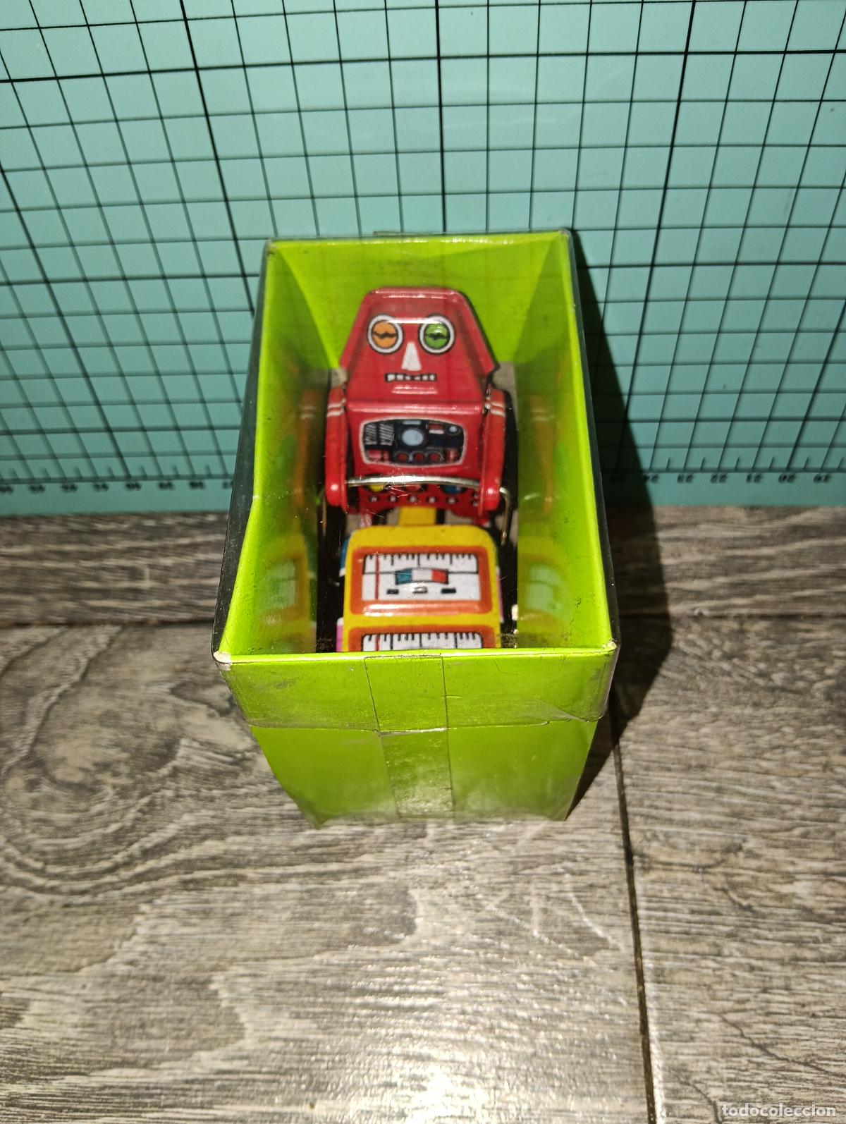 Juguetes antiguos de hojalata: Robot Space Explorer MS264 Hojalata A Cuerda En Caja A Estrenar