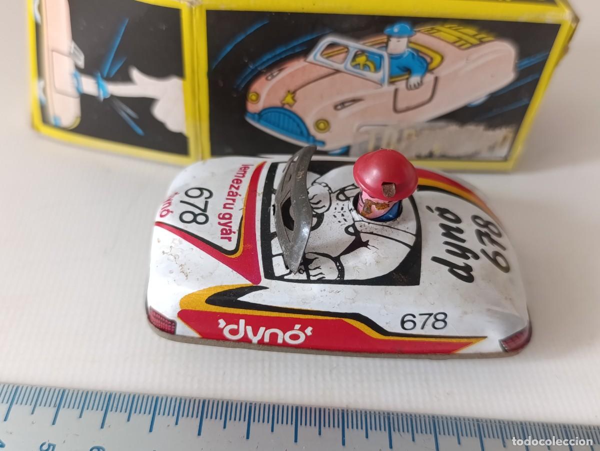 Juguetes antiguos de hojalata: TORPEAUTO DYNO 678 - - CHAPA - HOJALATA - EN CAJA - HUNGRIA -