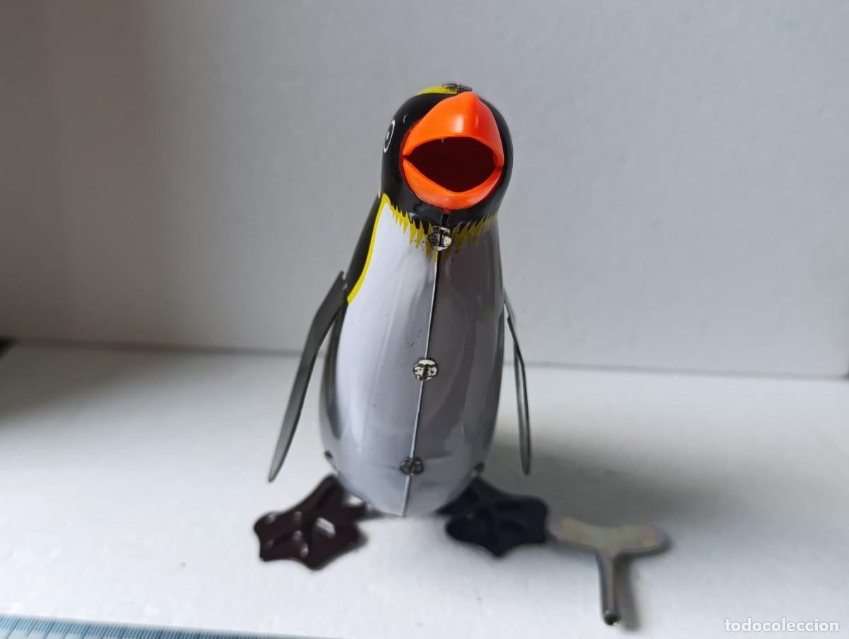 Juguetes antiguos de hojalata: PINGUINO - - CHAPA - HOJALATA - DE CUERDA - -