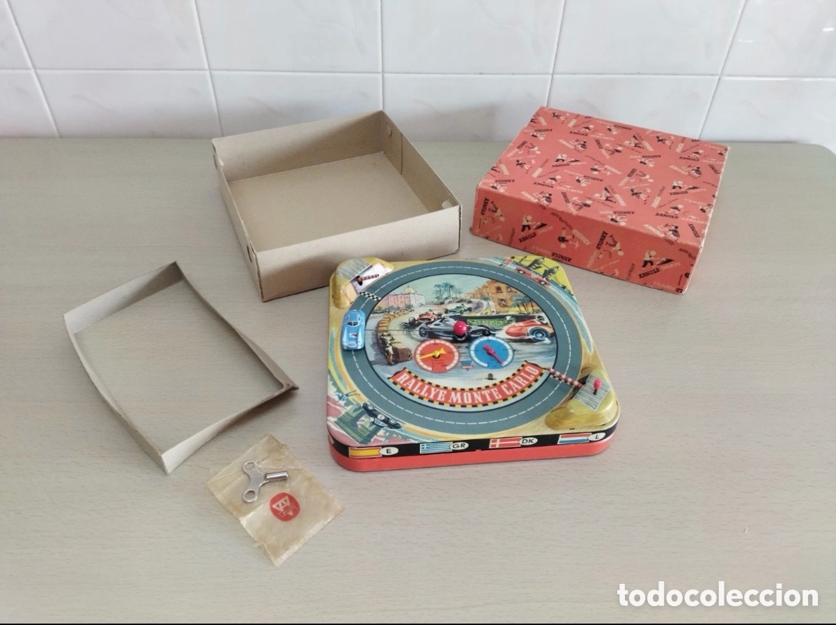 Jouets anciens en fer-blanc: Arnold 420 &rdquo;Rallye Monte Carlo&rdquo; Original Box, Scarce! - Excellent!