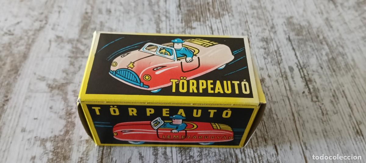 Juguetes antiguos de hojalata: COCHE DE HOJALATA TORPEAUTO, HUNGRIA, FUNCIONANDO VER VIDEO Y DESCRIPCION