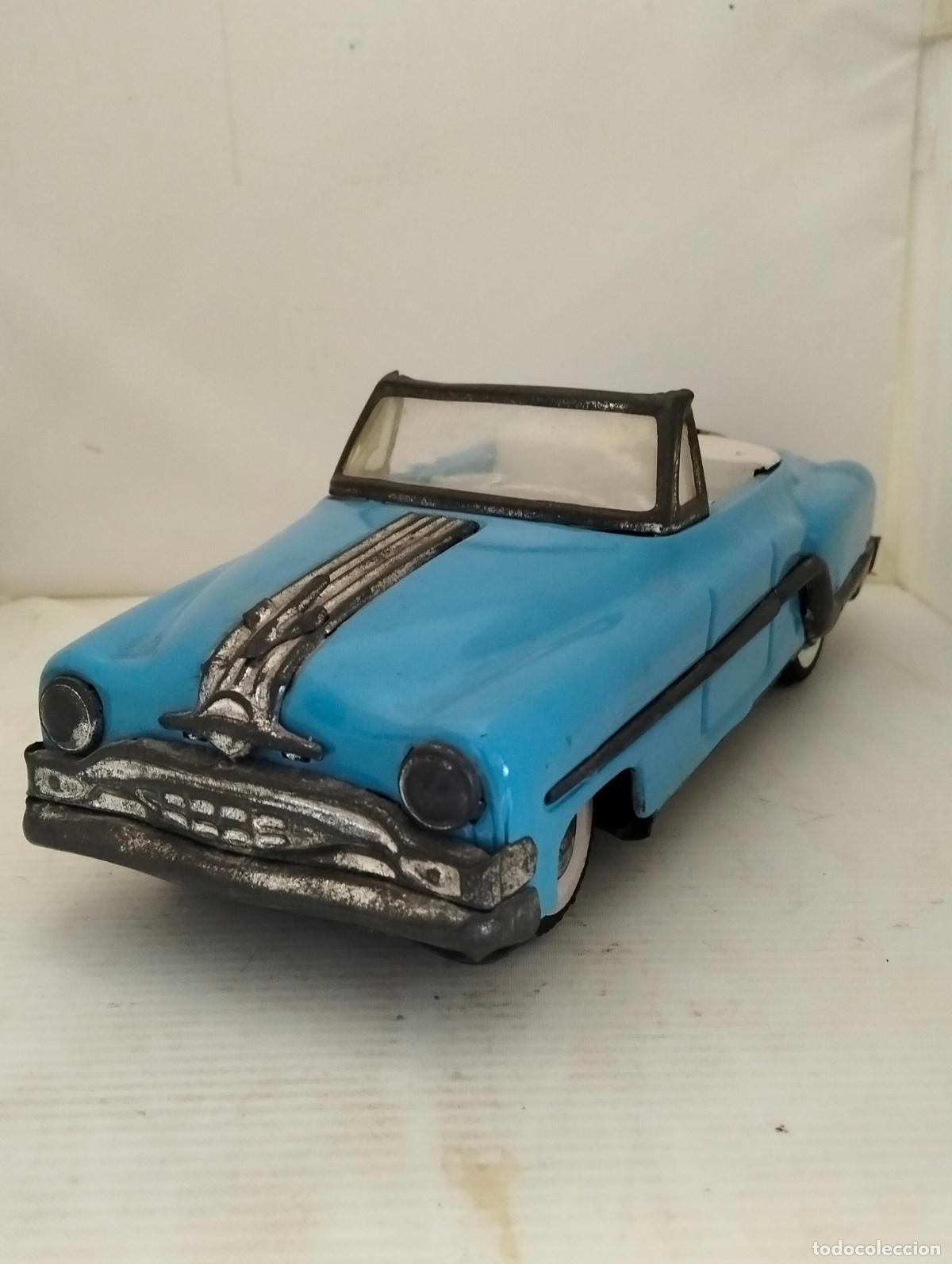 Juguetes antiguos de hojalata: ANTIGUO COCHE DE HOJALATA A FRICCION, MODELO MINISTER, MEDIDAS 25 X 9,5 X 7 CM