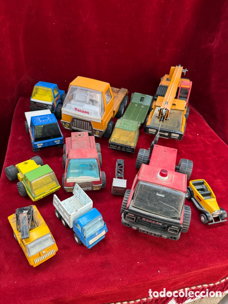 Tin Toys: Gran lote juguetes de chapa antiguos,Gozan,Rico,Sanson,etc