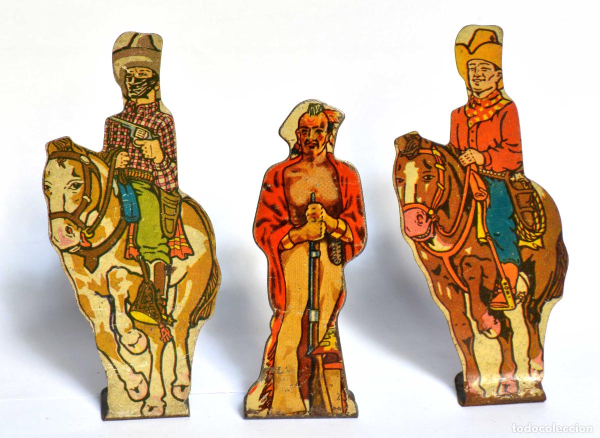 Juguetes antiguos de hojalata: LOTE DE 3 FIGURAS DIANA&nbsp;DE HOJALATA LITOGRAFIADA DE MARX - USA - 1930,S - VER DESCRIPCI&Oacute;N.