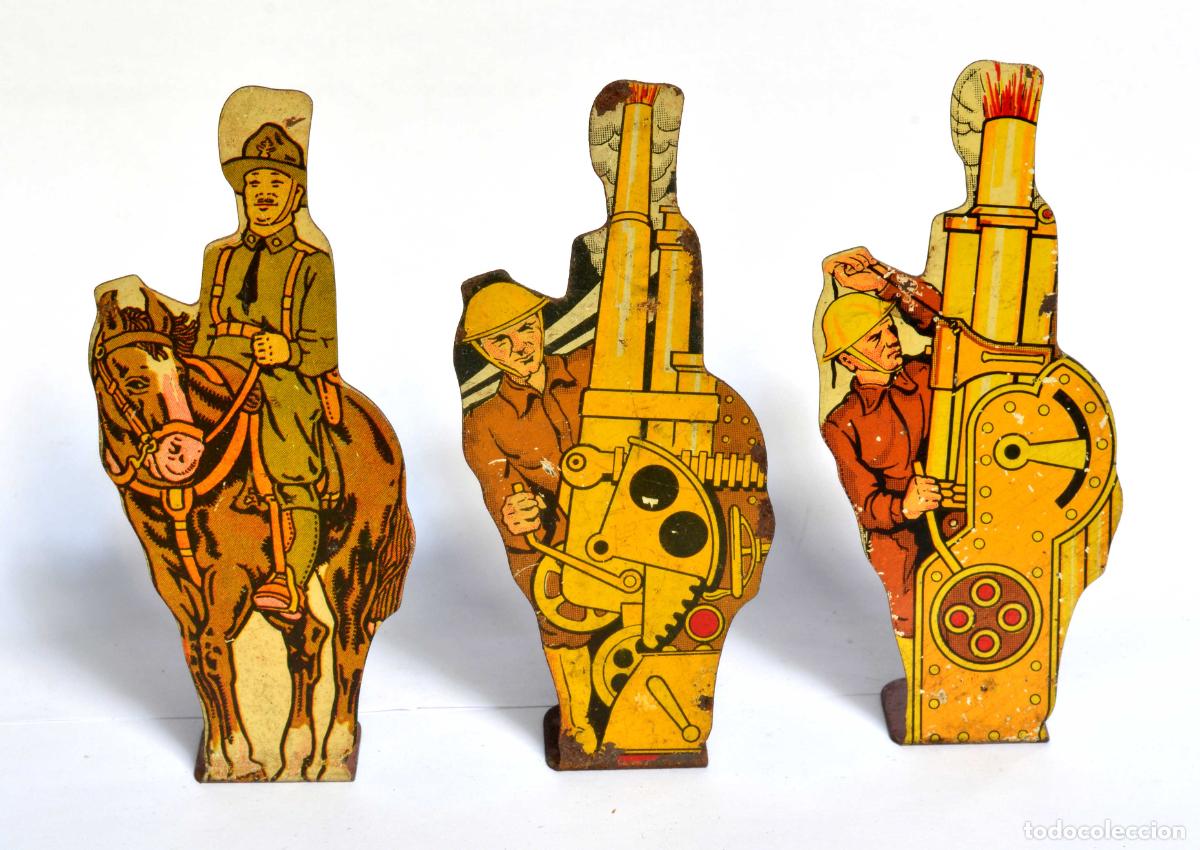 Juguetes antiguos de hojalata: LOTE DE 3 FIGURAS DIANA&nbsp;DE HOJALATA LITOGRAFIADA DE MARX - USA - 1930,S - VER DESCRIPCI&Oacute;N.