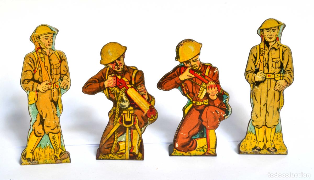 Juguetes antiguos de hojalata: LOTE DE 4 FIGURAS DIANA&nbsp;DE HOJALATA LITOGRAFIADA DE MARX - USA - 1930,S - VER DESCRIPCI&Oacute;N.