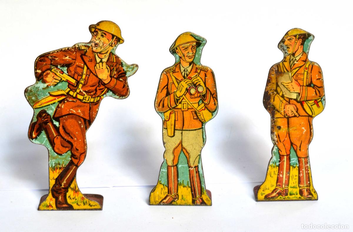 Juguetes antiguos de hojalata: LOTE DE 3 FIGURAS DIANA&nbsp;DE HOJALATA LITOGRAFIADA DE MARX - USA - 1930,S - VER DESCRIPCI&Oacute;N.