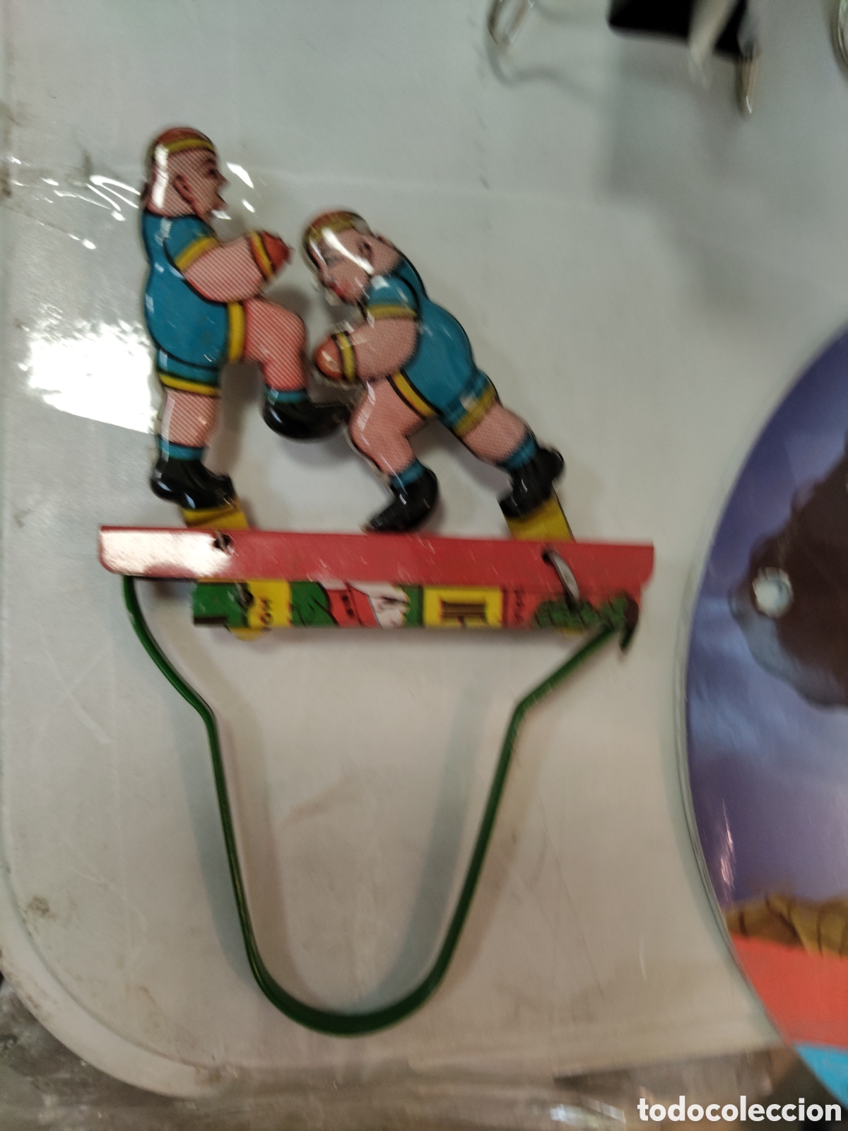 Juguetes antiguos de hojalata: Boxeadores de hojalata - Foto 4