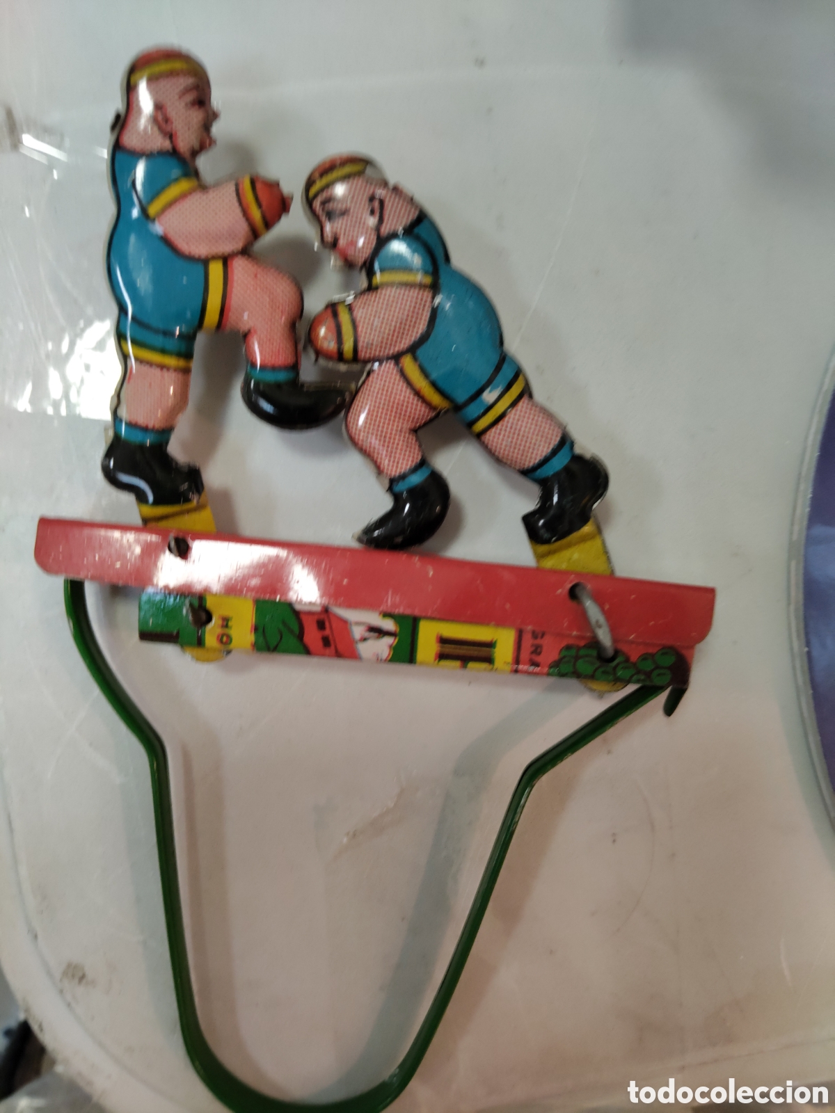 Juguetes antiguos de hojalata: Boxeadores de hojalata - Foto 5