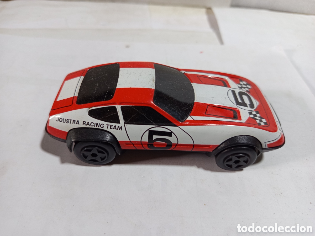 Juguetes antiguos de hojalata: Coche de chapa marca Joustra - Foto 2
