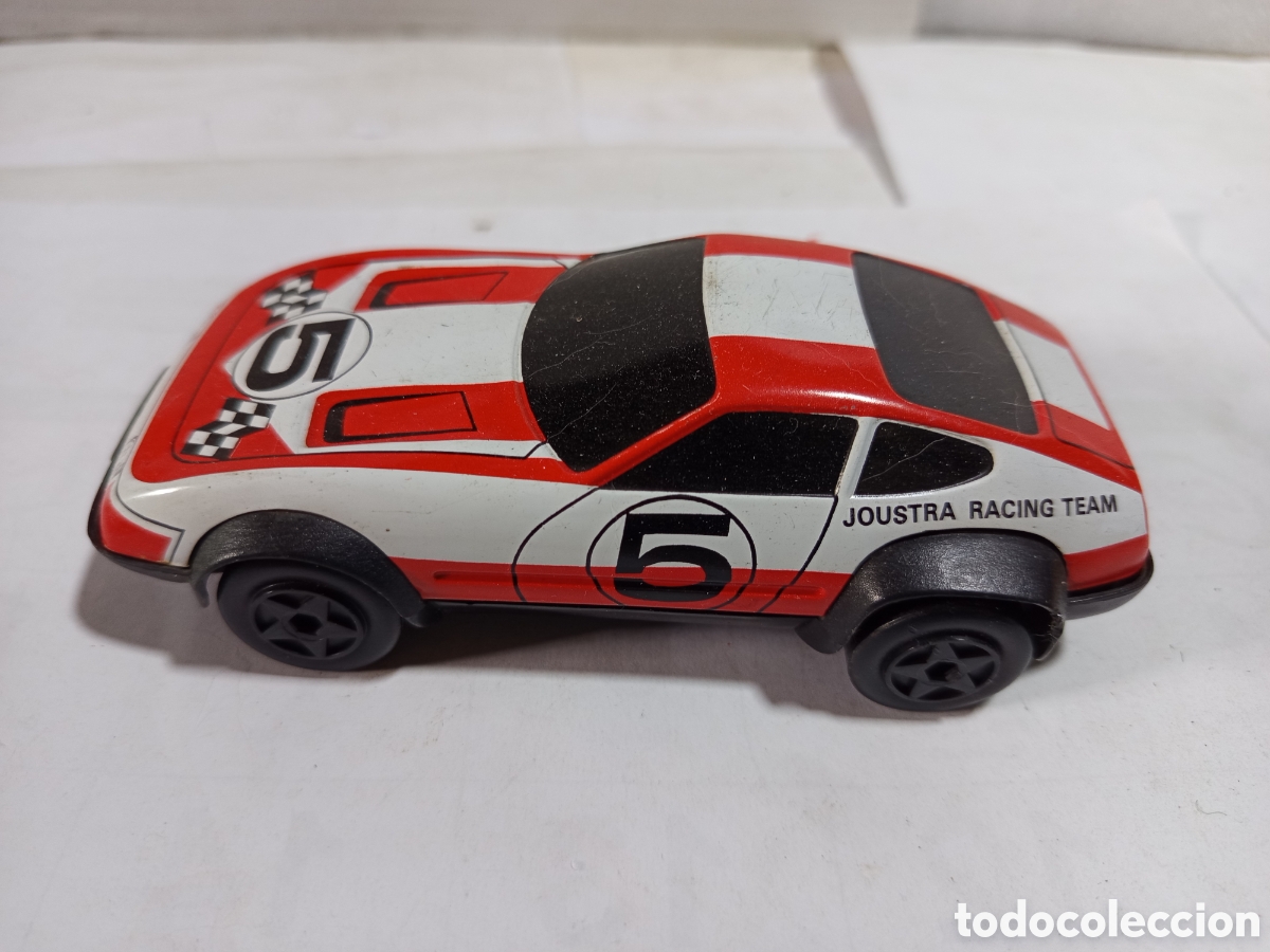 Juguetes antiguos de hojalata: Coche de chapa marca Joustra - Foto 4