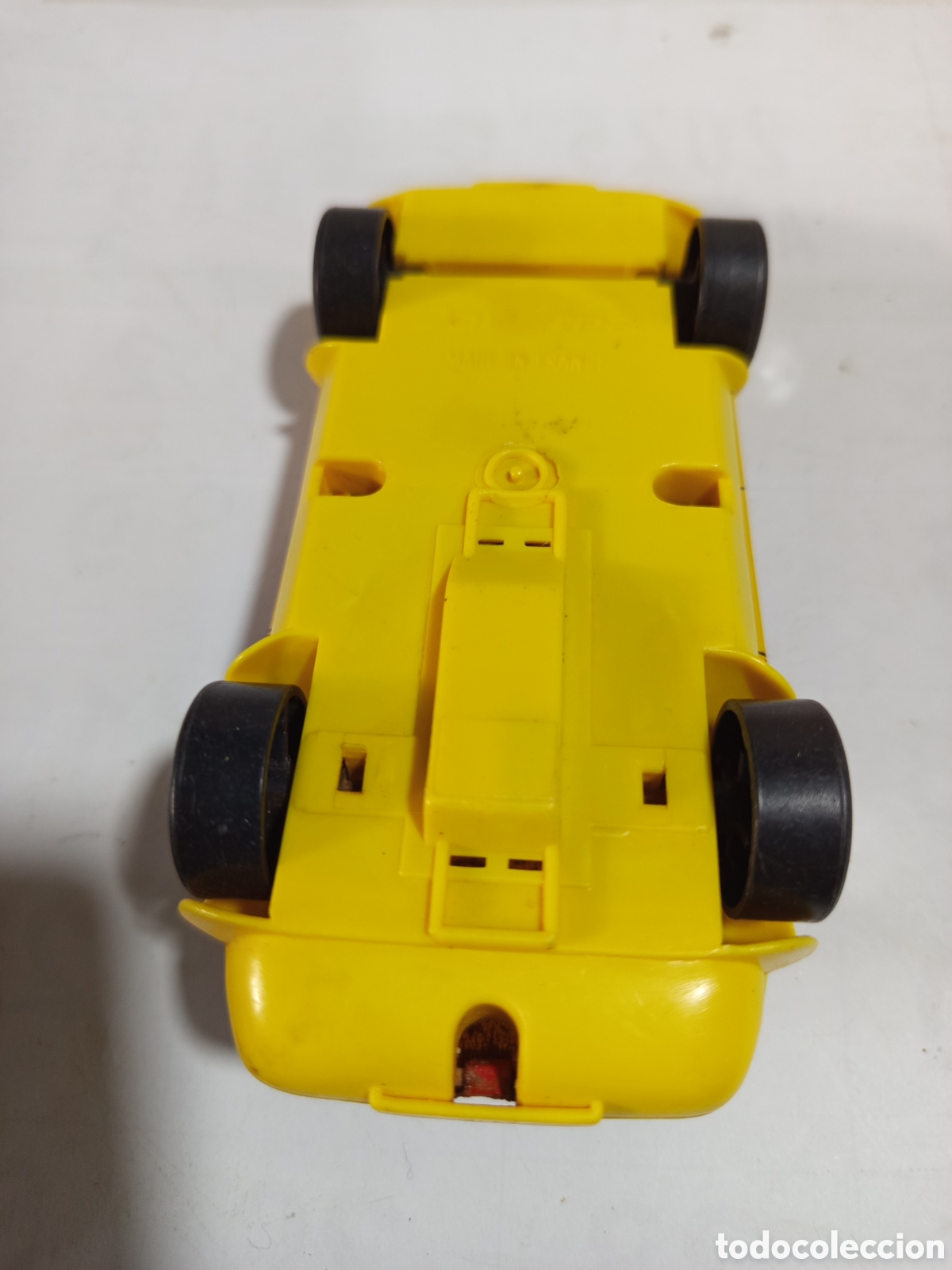 Juguetes antiguos de hojalata: Coche de hojalata marca Joustra - Foto 5