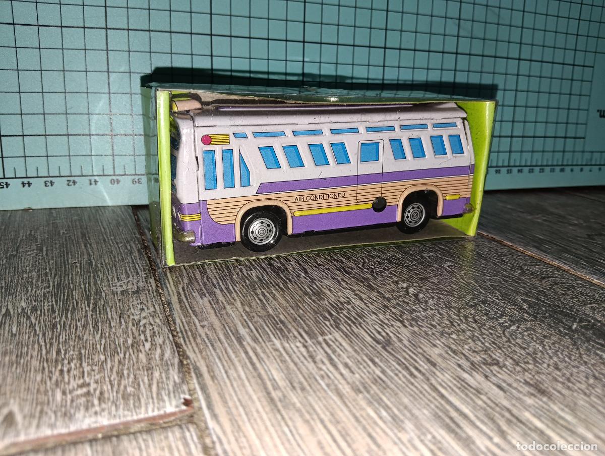 Juguetes antiguos de hojalata: Reproduccion juguete de hojalata Tin toys Autob&uacute;s Sight Seeing