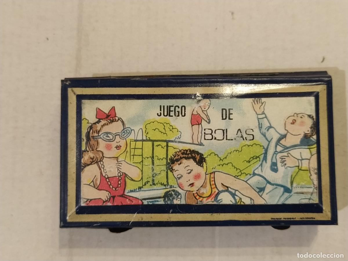 Juguetes antiguos de hojalata: JUEGO DE BOLAS - CIRAGES FRAN&Ccedil;AIS - JUEGO ANTIGUO CAJA METALICA -VER FOTOS