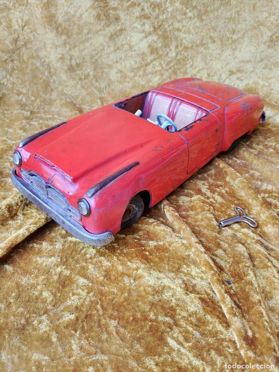 Juguetes antiguos de hojalata: Apabullante Buick descapotable de juguete JNF (made in western Germany) de hojalata -mod.GIGANT- que