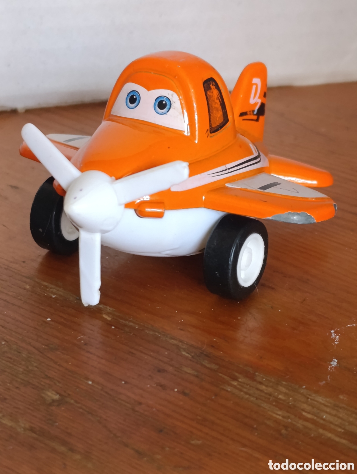 Juguetes antiguos de hojalata: AVIONETA METALICA DE &rdquo;THE CARS&rdquo;.