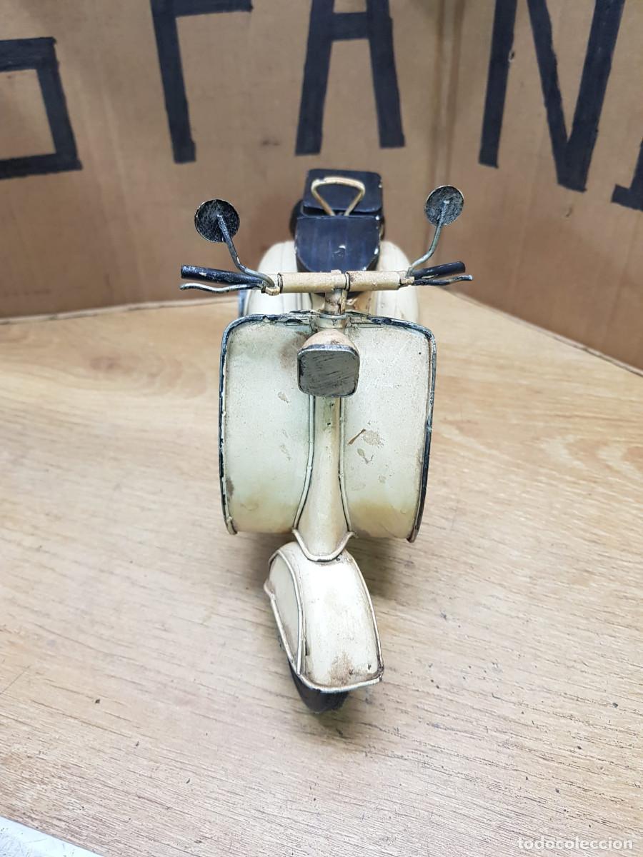 Juguetes antiguos de hojalata: MOTOCICLETA DKT-COMPLETA - Foto 5