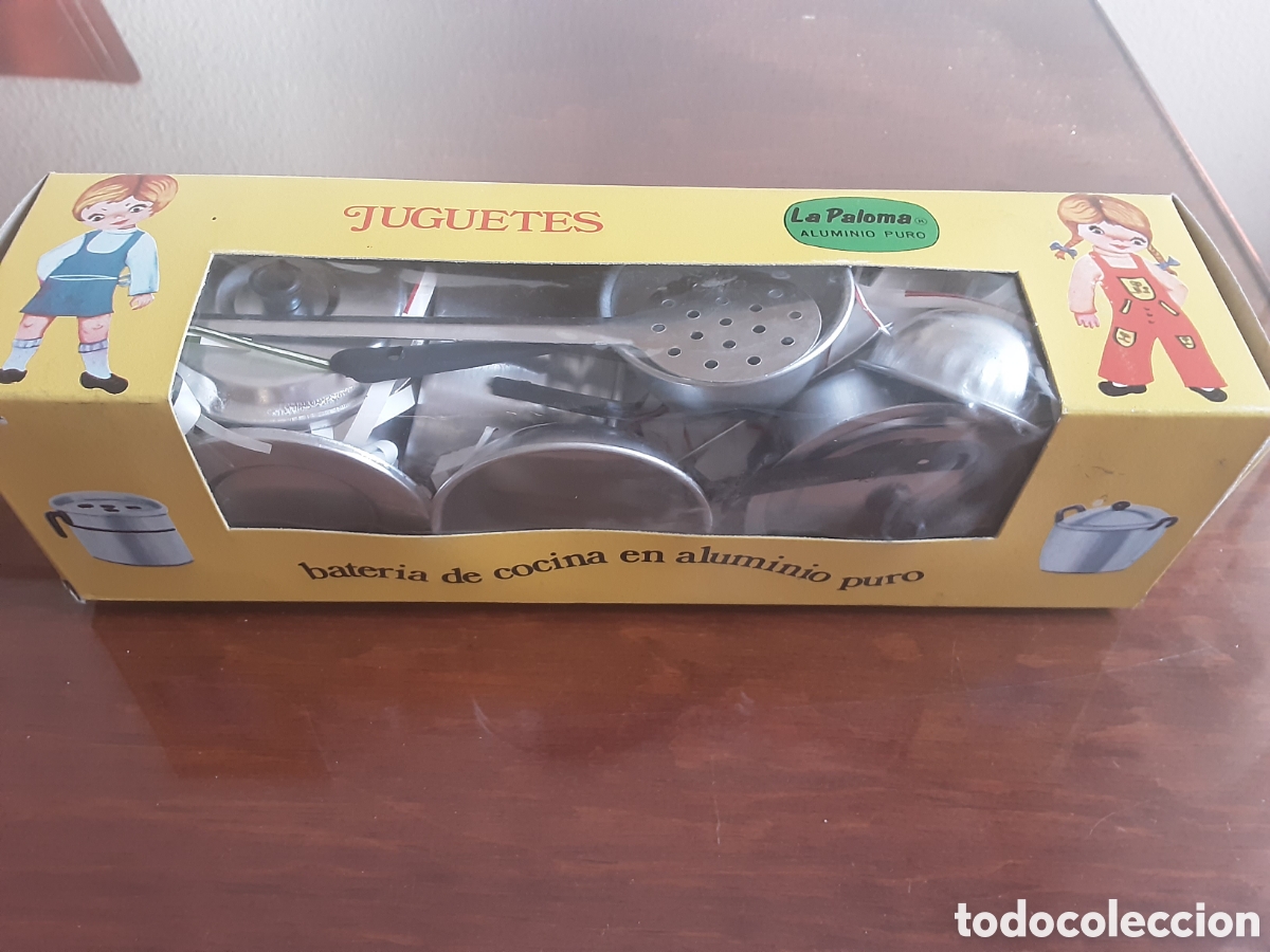 Juguetes antiguos de hojalata: Antiguos Cacharritos de aluminio. La paloma. Nuevo.