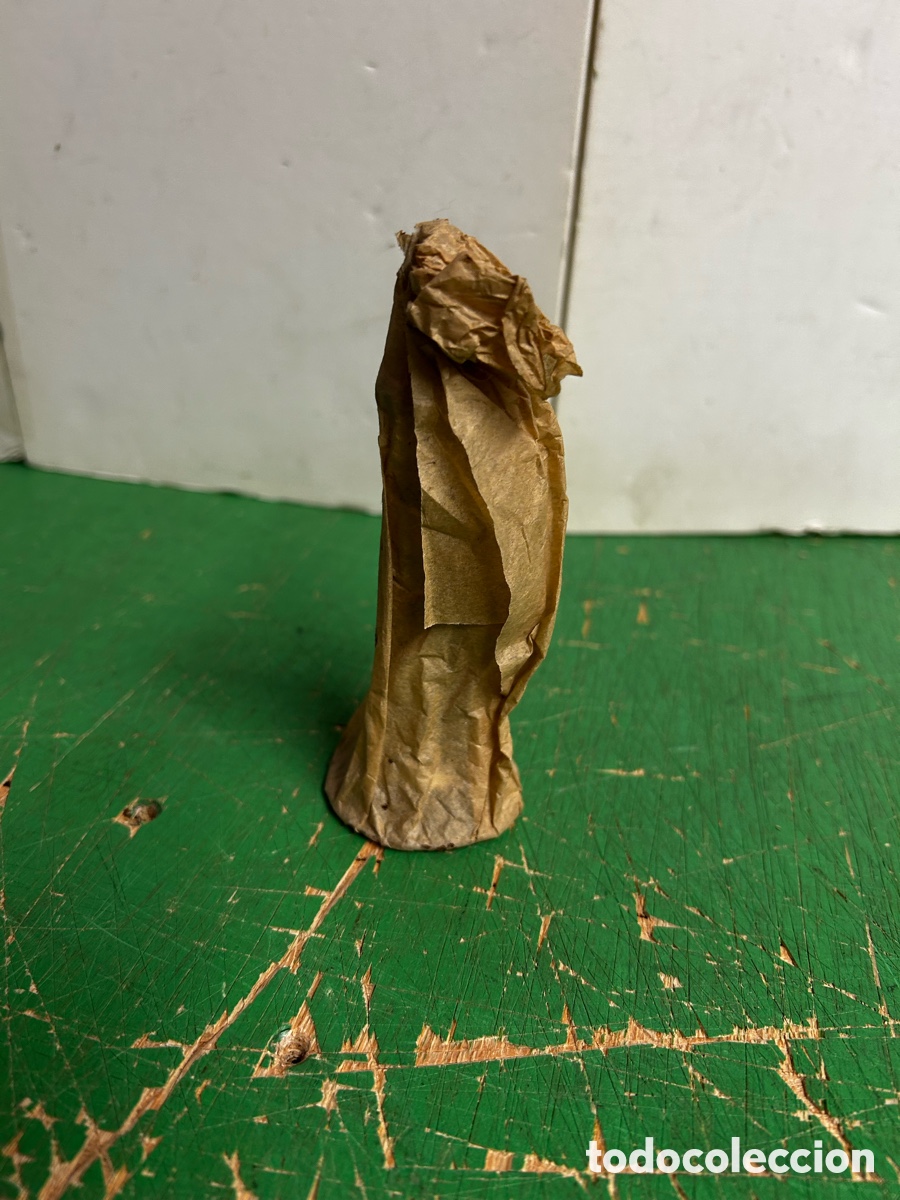Juguetes antiguos de hojalata: TROMPETA ANTIGUA DE CHAPA CON ENVUELTA EN PAPEL ORIGINAL