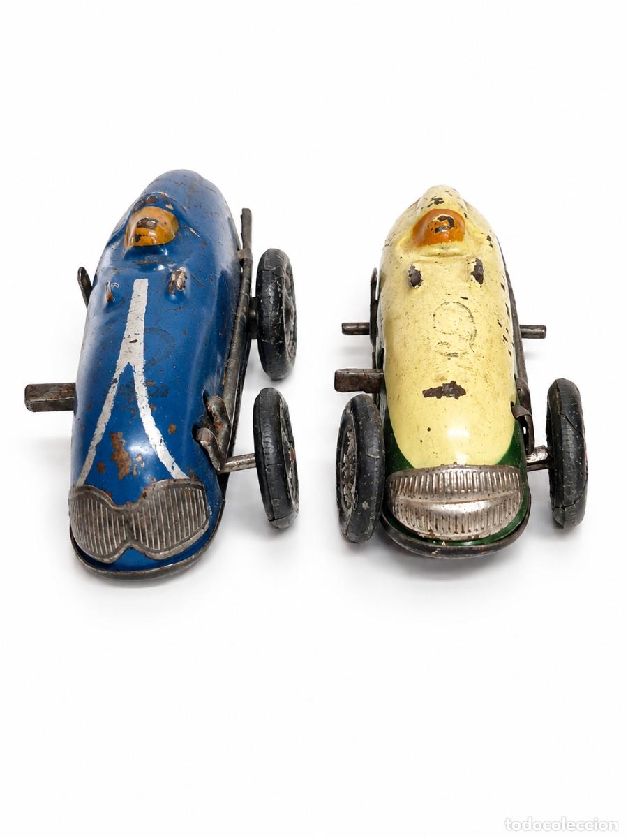 Antikes Blechspielzeug: Coches de Carreras Bugatti - Hojalata - Marca JEP, Francia - A&ntilde;os 30-40