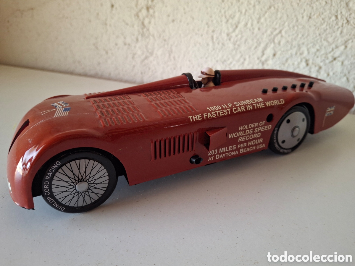 Juguetes antiguos de hojalata: COCHE 1000 H.P. SUNBEAN THE FASTER CAR IN THE WORLD