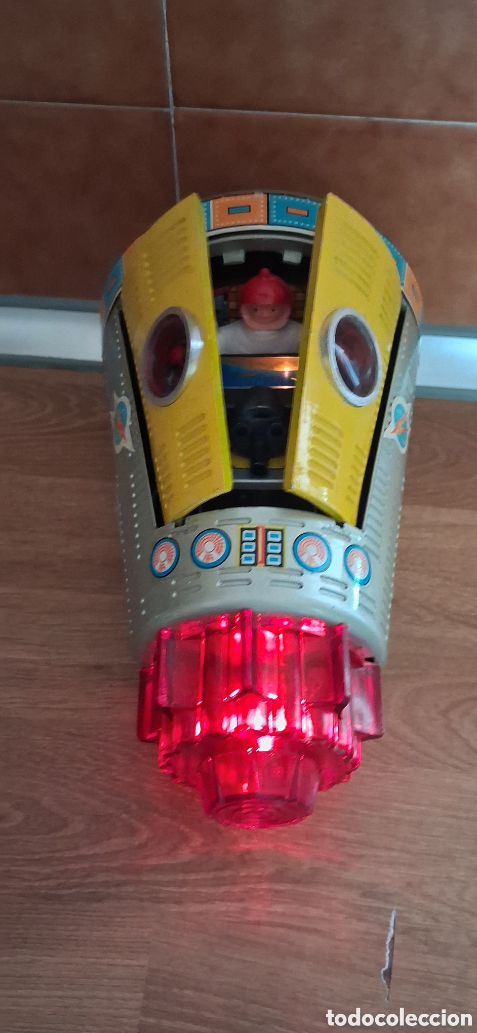 Juguetes antiguos de hojalata: Nave Espacial hojalata. - Foto 2