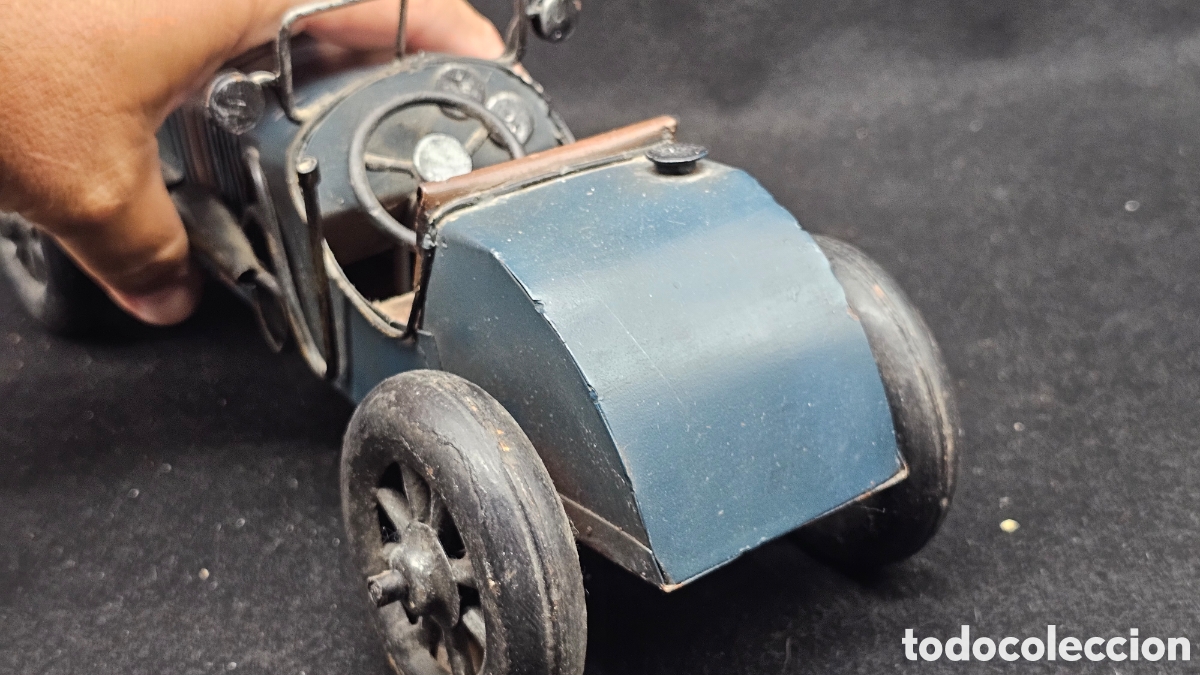Juguetes antiguos de hojalata: Coche de hojalata....... - Foto 6