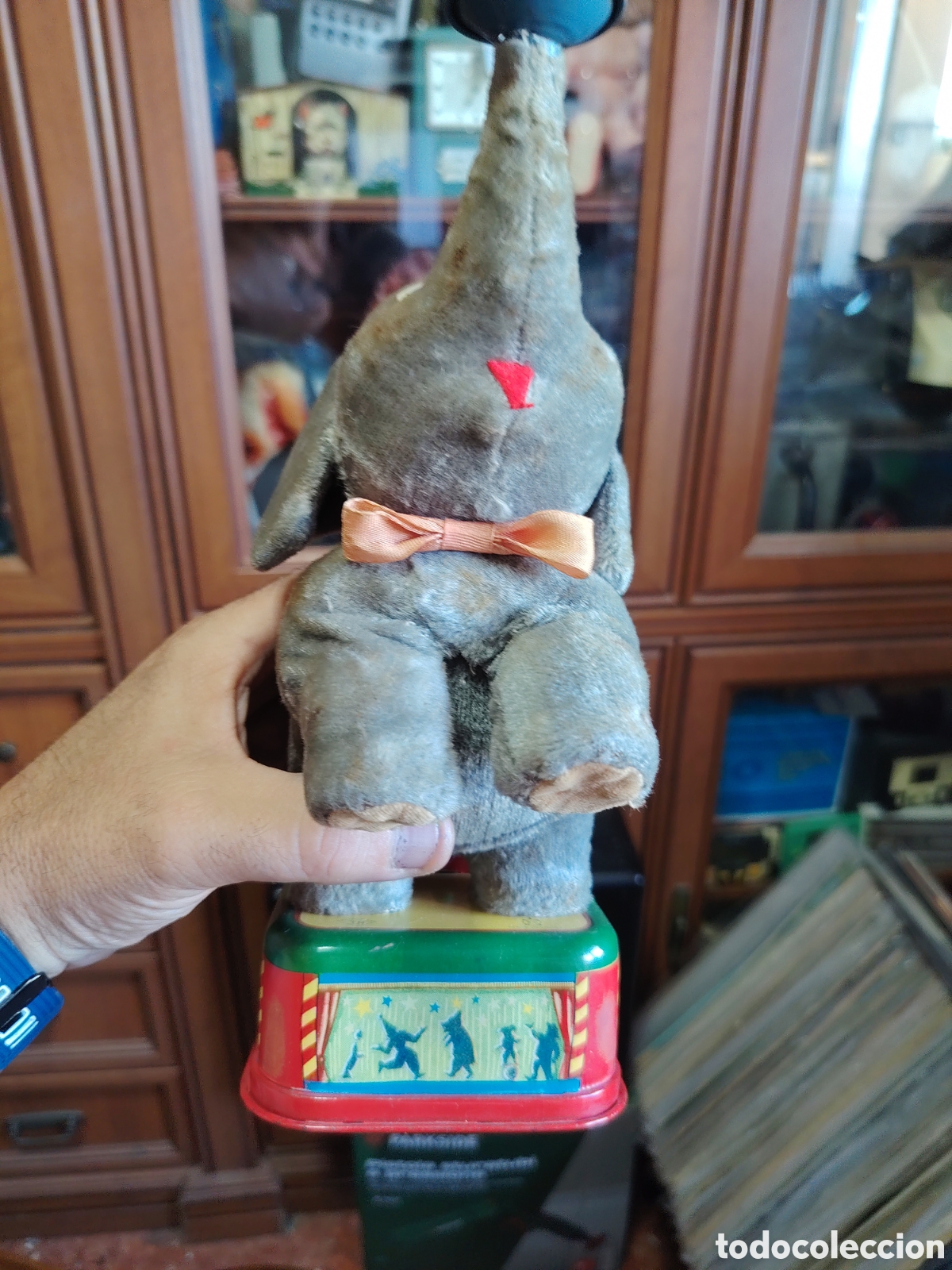 Juguetes antiguos de hojalata: ANTIGUO JUGUETE ELEFANTE