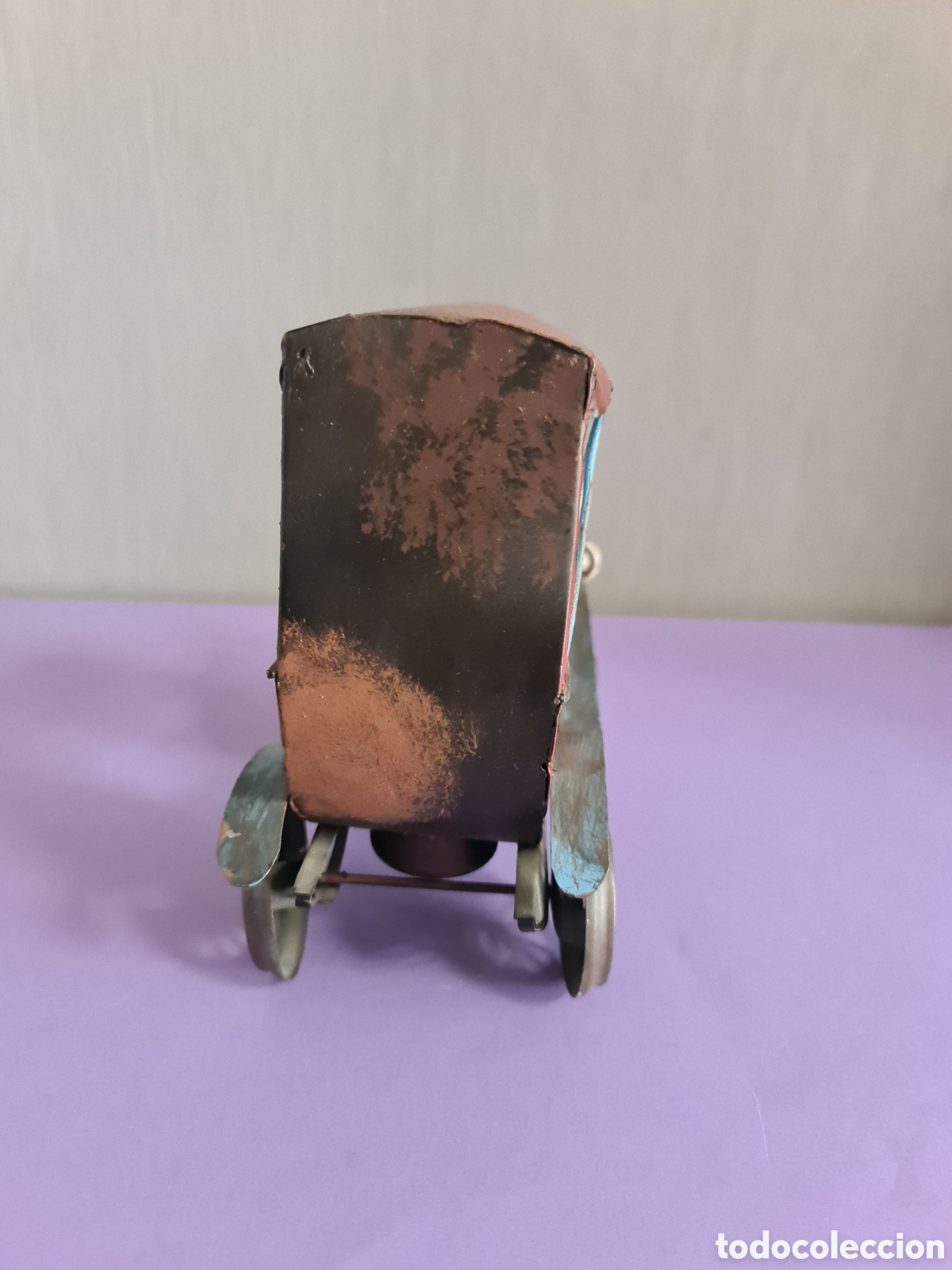 Juguetes antiguos de hojalata: Coche de hojalata de coleccion - Foto 4